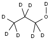 1-PROPANOL-D8 구조식 이미지