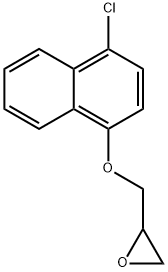 4-chloronaphthyl glycidyl ether Structure