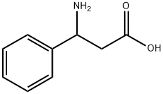 3-Amino-3-phenylpropionic acid 구조식 이미지