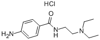 Procainamide hydrochloride Structure