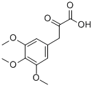 2-옥소-3-(3,4,5-트리메톡시페닐)프로판산 구조식 이미지