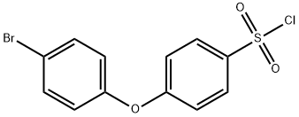 4-(4-BROMO-PHENOXY)-BENZENESULFONYL CHLORIDE 구조식 이미지
