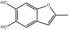 5,6-Benzofurandiol,  2-methyl- 구조식 이미지