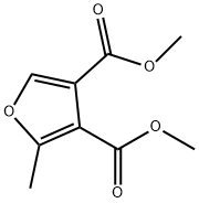 2-Methylfuran-3,4-dicarboxylic acid dimethyl ester 구조식 이미지