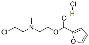 2-(2-chloroethyl-methyl-amino)ethyl furan-2-carboxylate hydrochloride Structure