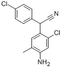 2-(4-Amino-2-chloro-5-methylphenyl)-2-(4-chlorophenyl)acetonitrile Structure