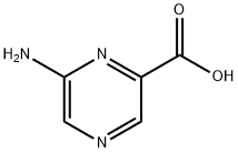 Pyrazinecarboxylic acid, 6-amino- (9CI) 구조식 이미지