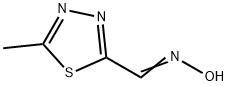 1,3,4-티아디아졸-2-카르복스알데히드,5-메틸-,옥심 구조식 이미지
