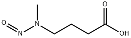 N-Nitroso-N-Methyl-4-Aminobutyric Acid 구조식 이미지