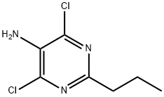4,6-DICHLORO-2-PROPYL-5-PYRIMIDINAMINE 구조식 이미지