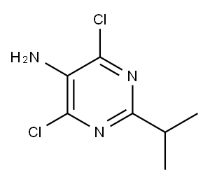 4,6-DICHLORO-2-(1-METHYLETHYL)-5-PYRIMIDINAMINE 구조식 이미지