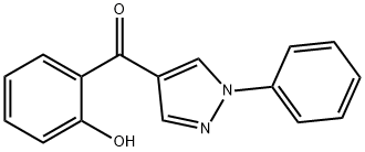 (2-HYDROXYPHENYL)(1-PHENYL-1H-PYRAZOL-4-YL)METHANONE Structure
