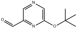 Pyrazinecarboxaldehyde, 6-(1,1-dimethylethoxy)- (9CI) Structure