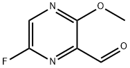 Pyrazinecarboxaldehyde, 6-fluoro-3-methoxy- (9CI) 구조식 이미지