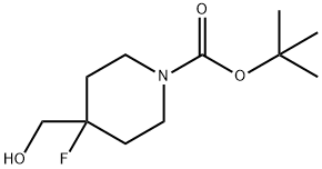 1-BOC-4-FLUORO-4-(HYDROXYMETHYL)-PIPERIDINE Structure