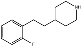 4-[2-(2-fluorophenyl)ethyl]piperidine(SALTDATA: FREE) 구조식 이미지