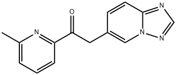 Ethanone, 1-(6-Methyl-2-pyridinyl)-2-[1,2,4]triazolo[1,5-a]pyridin-6-yl- Structure