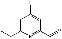 2-Pyridinecarboxaldehyde, 6-ethyl-4-fluoro- (9CI) 구조식 이미지