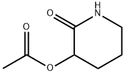 2-피페리디논,3-(아세틸옥시)-(9CI) 구조식 이미지