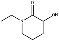 2-Piperidinone,1-ethyl-3-hydroxy-(9CI) 구조식 이미지