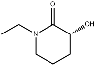 2-Piperidinone,1-ethyl-3-hydroxy-,(3R)-(9CI) 구조식 이미지
