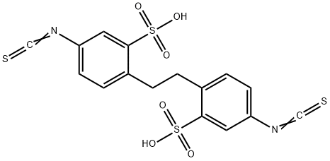 4,4'-Diisothiocyano-2,2'-dihydrostilbenedisulfonic Acid 구조식 이미지