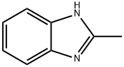2-Methylbenzimidazole 구조식 이미지