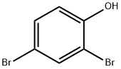 2,4-Dibromophenol 구조식 이미지
