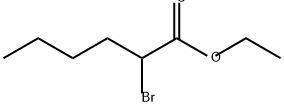 Ethyl 2-bromohexanoate 구조식 이미지