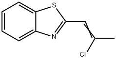 벤조티아졸,2-(2-클로로-1-프로페닐)-(9CI) 구조식 이미지