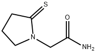2-thioxo-1-pyrrolidineacetamide 구조식 이미지