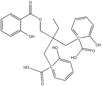 Trimethylolpropane trisalicylate 구조식 이미지