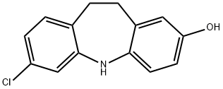 7-CHLORO-10,11-DIHYDRO-5H-DIBENZ[B,F]ACEPIN-2-OL 구조식 이미지