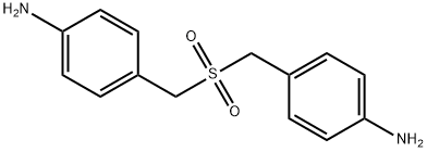 4-[(4-aminophenyl)methylsulfonylmethyl]aniline Structure