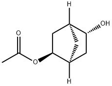 Bicyclo[2.2.1]heptane-2,5-diol, monoacetate, (1S,2S,4S,5R)- (9CI) Structure