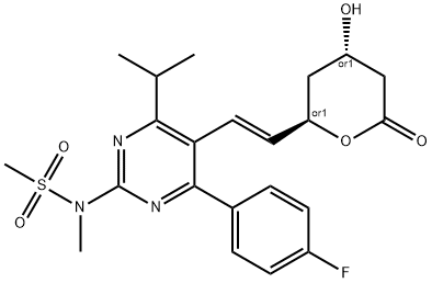 ent-Rosuvastatin Lactone Structure