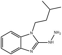 2-HYDRAZINO-1-ISOPENTYL-1H-BENZIMIDAZOLE Structure