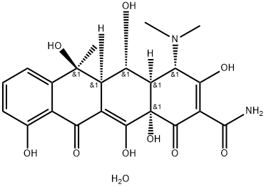 Oxytetracycline dihydrate 구조식 이미지