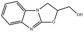 Oxazolo[3,2-a]benzimidazole-2-methanol, 2,3-dihydro- (9CI) 구조식 이미지