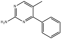 5-METHYL-4-PHENYLPYRIMIDIN-2-AMINE Structure