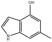 4-HYDROXY-6-METHYL INDOLE 구조식 이미지