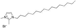 1H-이미다졸륨,1-헥사데실-2,3-디메틸-,브로마이드 구조식 이미지