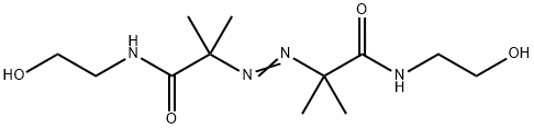 2,2'-AZOBIS[2-METHYL-N-(2-HYDROXYETHYL)PROPIONAMIDE] 구조식 이미지