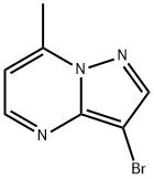 3-BROMO-7-METHYLPYRAZOLO[1,5-A]PYRIMIDINE Structure
