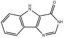 4H-Pyrimido[5,4-b]indol-4-one, 3,5-dihydro- Structure