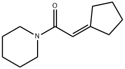 피페리딘,1-(사이클로펜틸리덴아세틸)-(9CI) 구조식 이미지