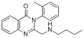 2-[(BUTYLAMINO)METHYL]-3-(2-METHYLPHENYL)-4(3H)-QUINAZOLINONE Structure