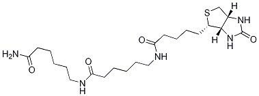 1H-Thieno[3,4-d]iMidazole-4-pentanaMide, N-[6-[(6-aMino-6-oxohexyl)aMino]-6-oxohexyl]hexahydro-2-oxo-, (3aS,4S,6aR)- 구조식 이미지