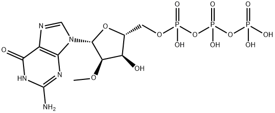 2'-O-methylguanosine 5'-triphosphate 구조식 이미지