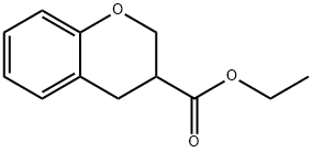 CHROMAN-3-CARBOXYLIC ACID ETHYL ESTER Structure